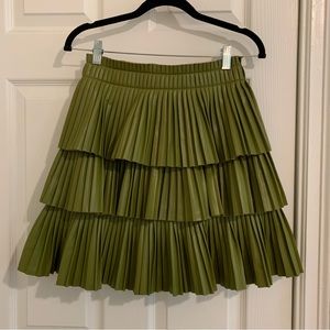 SOLD - Anthropologie x Mare Mare Faux Leather Skirt